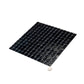 Black 12 x 12 Glossy Glass Mosaic Tile