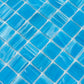 Dodger Blue 12 x 12 Glossy Glass Mosaic Tile