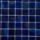 Egyptian Blue 12 x 12 Glossy Glass Mosaic Tile - Sample