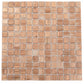 Copper Brown 12 x 12 Glossy Glass Mosaic Tile