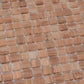 Copper Brown 12 x 12 Glossy Glass Mosaic Tile