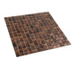 Bronze 12 x 12 Glossy Glass Mosaic Tile