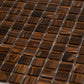 Bronze 12 x 12 Glossy Glass Mosaic Tile