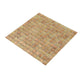 Tortilla Brown 12 x 12 Glossy Glass Mosaic Tile