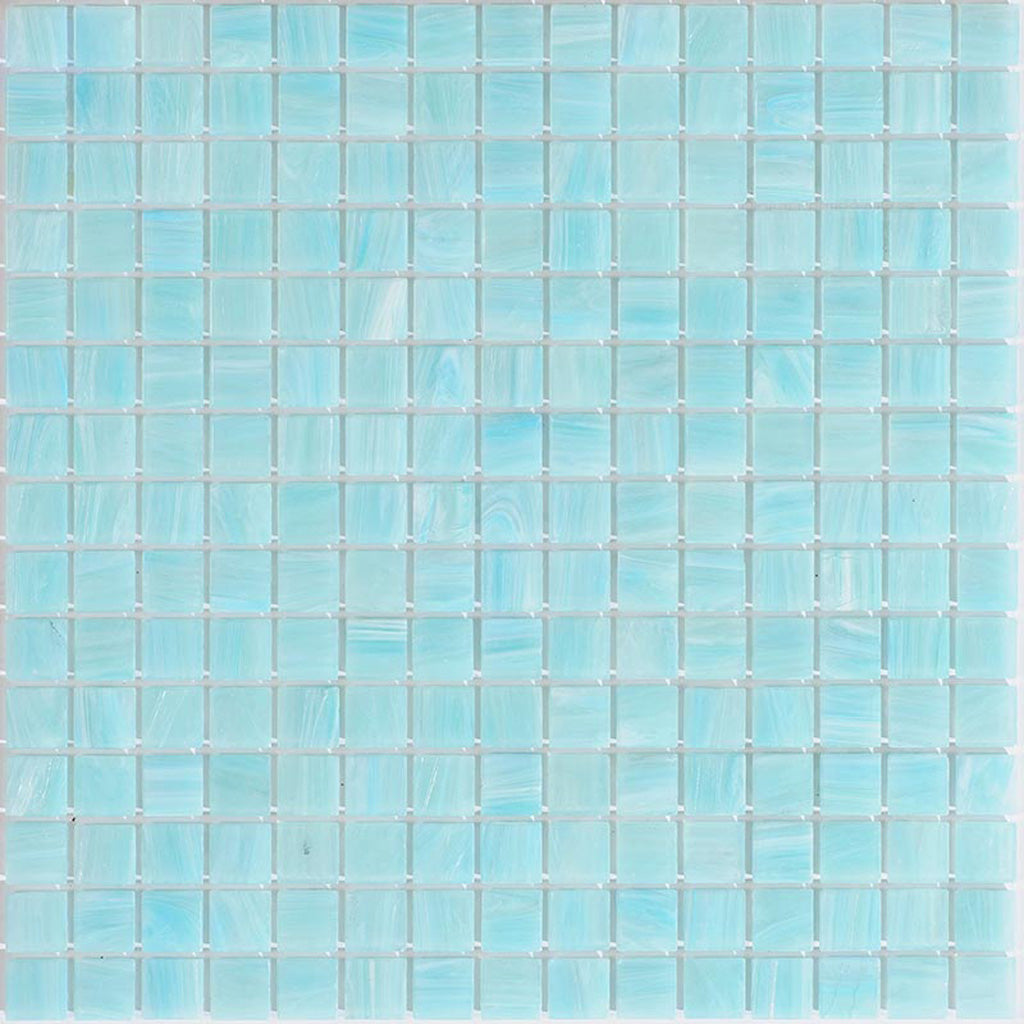 Light Opal Green 12 x 12 Glossy Glass Mosaic Tile