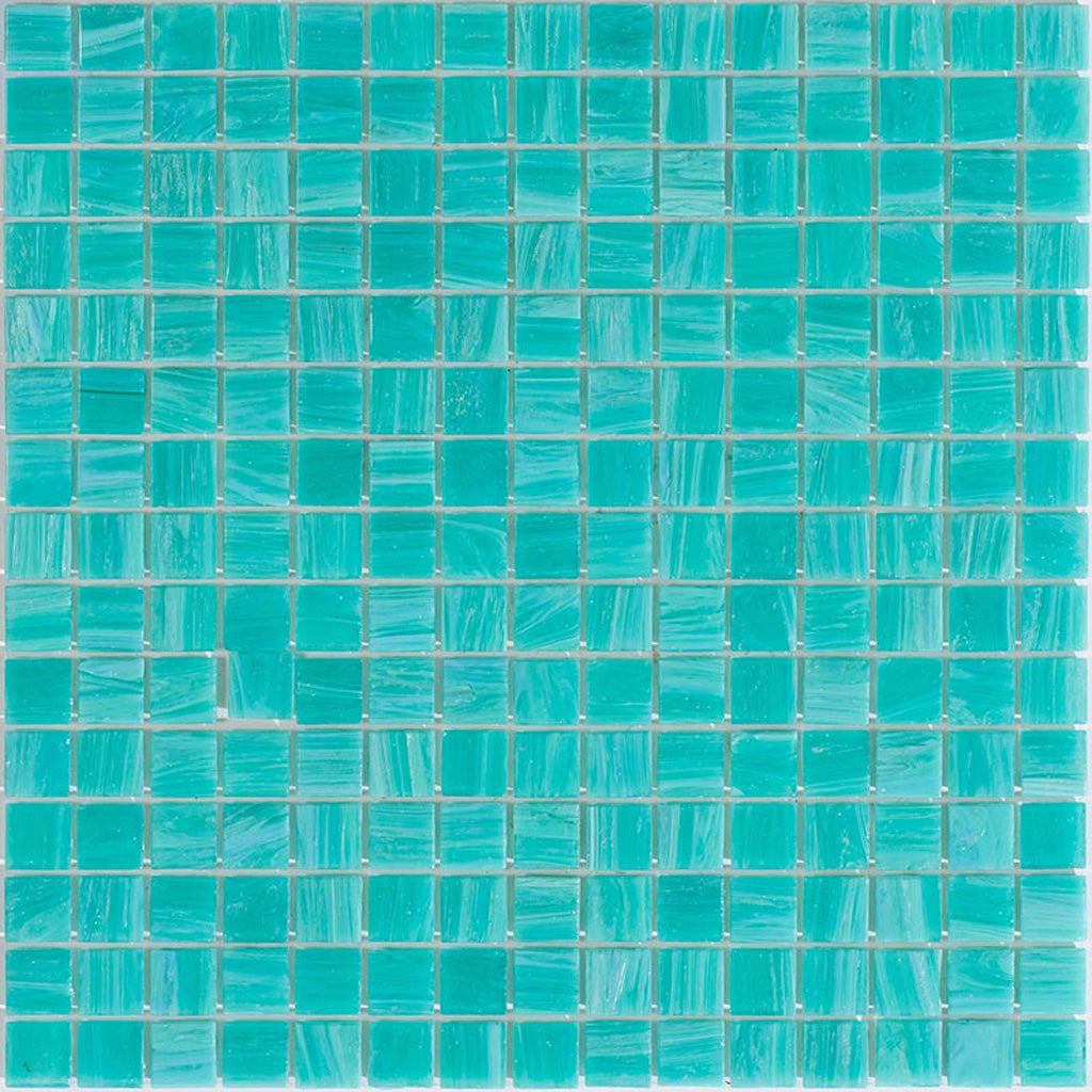 Persian Green 12 x 12 Glossy Glass Mosaic Tile