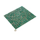 Lincoln Green and Gold 12 x 12 Glossy Glass Mosaic Tile