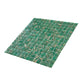 Lincoln Green and Gold 12 x 12 Glossy Glass Mosaic Tile