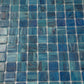 Sea Blue 12 x 12 Glossy Glass Mosaic Tile