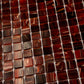 Wine Pink 12 x 12 Glossy Glass Mosaic Tile