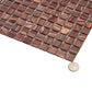 Fire Brick Red 12 x 12 Glossy Glass Mosaic Tile - Sample