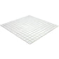 White Dove 12 x 12 Glossy Glass Mosaic Tile