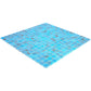 Maya Blue 12 x 12 Glossy Glass Mosaic Tile