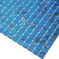 Rich Electric Blue 12 x 12 Glossy Glass Mosaic Tile