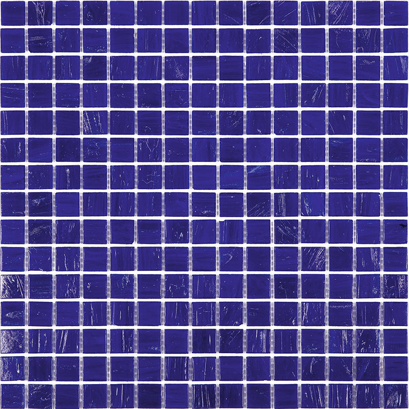 Royal Blue 12 x 12 Glossy Glass Mosaic Tile