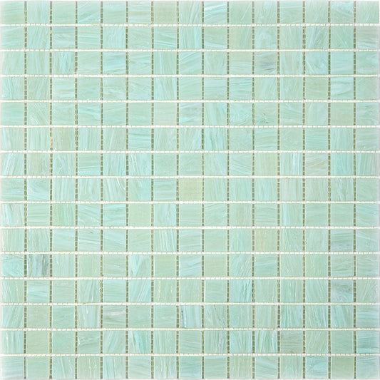 Light Pistachio Green 12 x 12 Glossy Glass Mosaic Tile