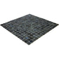 Milestone Gray 12 x 12 Glossy Glass Mosaic Tile