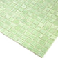 Tea Green 12 x 12 Glossy Glass Mosaic Tile