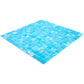 Arctic Blue 12 x 12 Glossy Glass Mosaic Tile