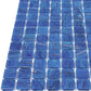 Azure Blue 12 x 12 Glossy Glass Mosaic Tile