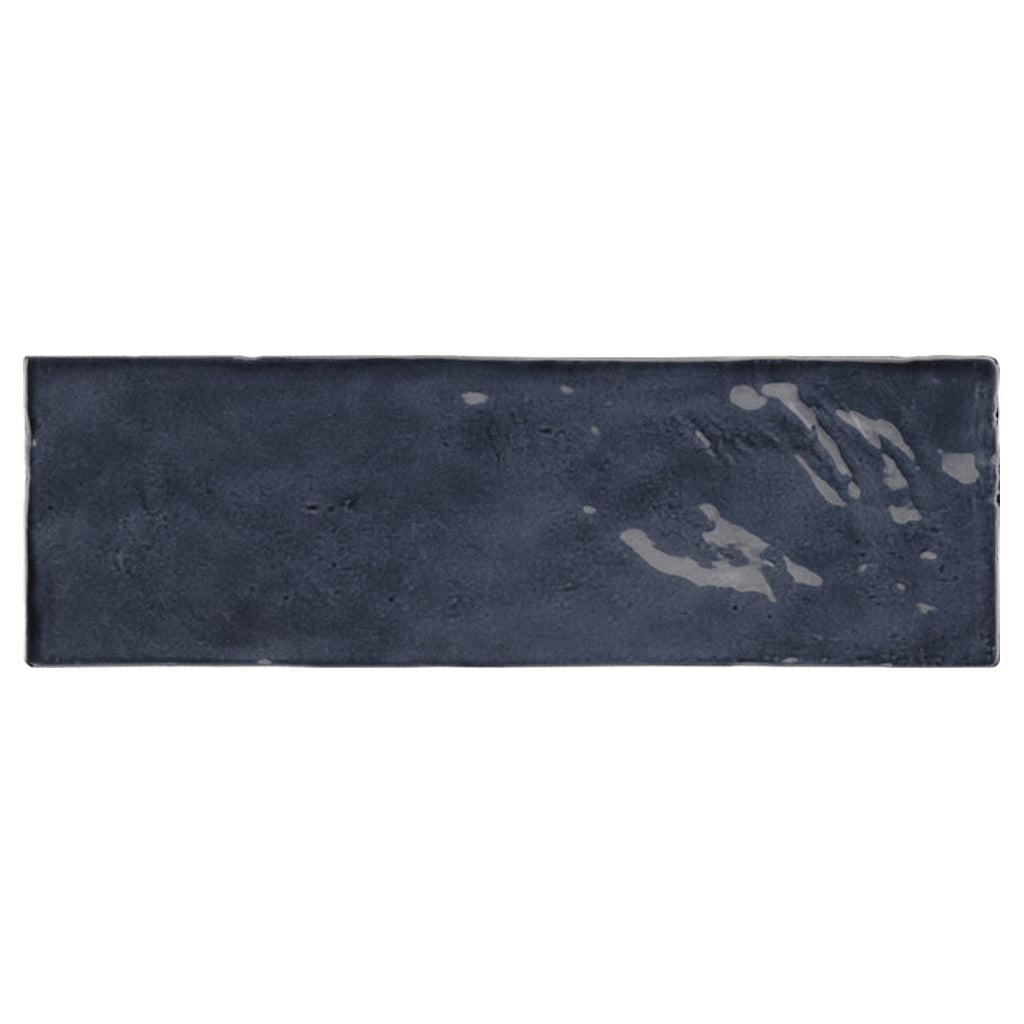 Dark Blue 2.5 x 8 Glossy Ceramic Subway Tile