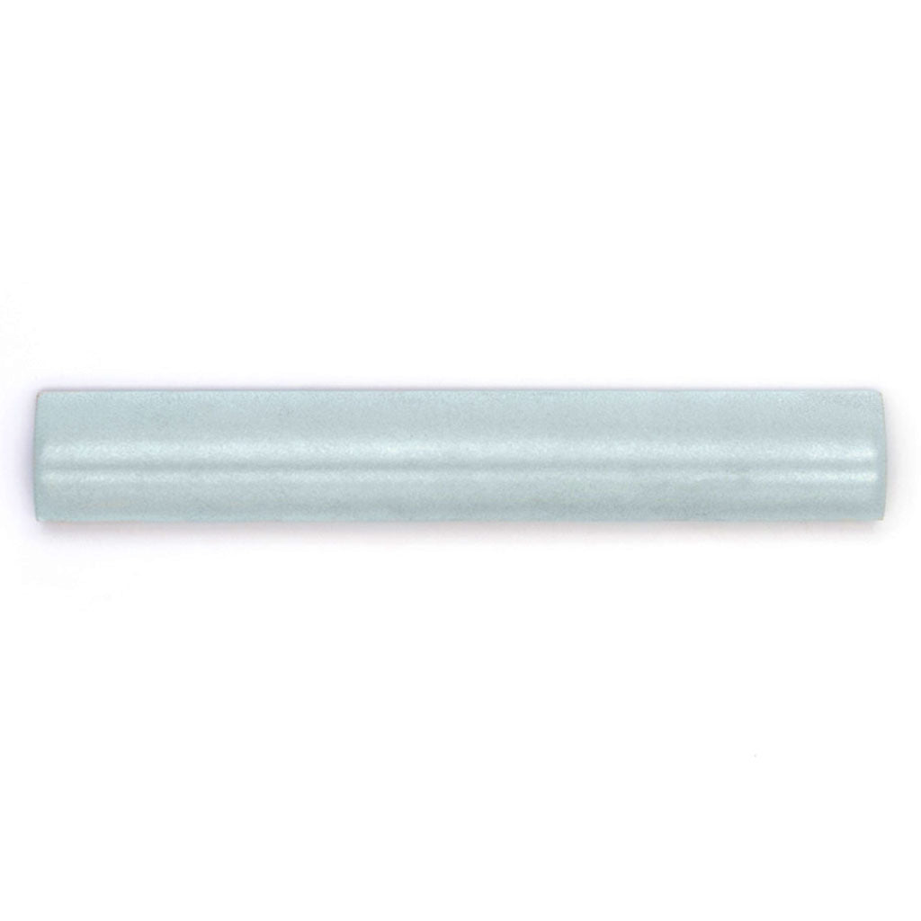 Gray 1.25 x 8 Matte, Glossy Ceramic Bullnose Trim - Sample