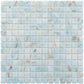 Pastel Blue 12 x 12 Glossy Glass Mosaic Tile