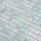 Pastel Blue 12 x 12 Glossy Glass Mosaic Tile