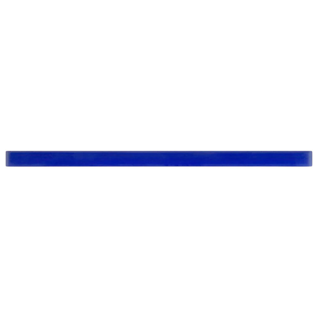 Cobalt Blue 0.5 x 12 Matte Glass Pencil Trim