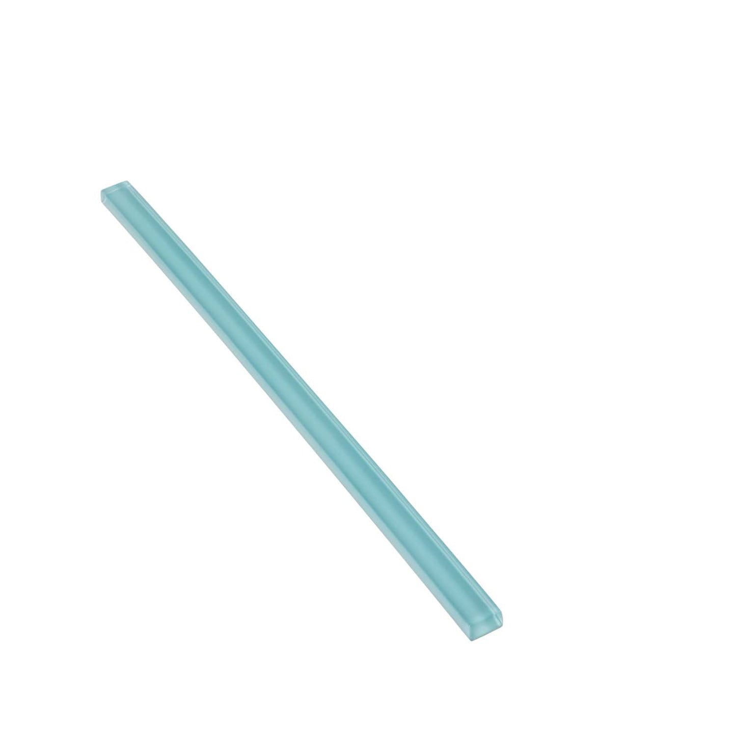 Sky Blue 0.5 x 12 Glossy Glass Pencil Trim