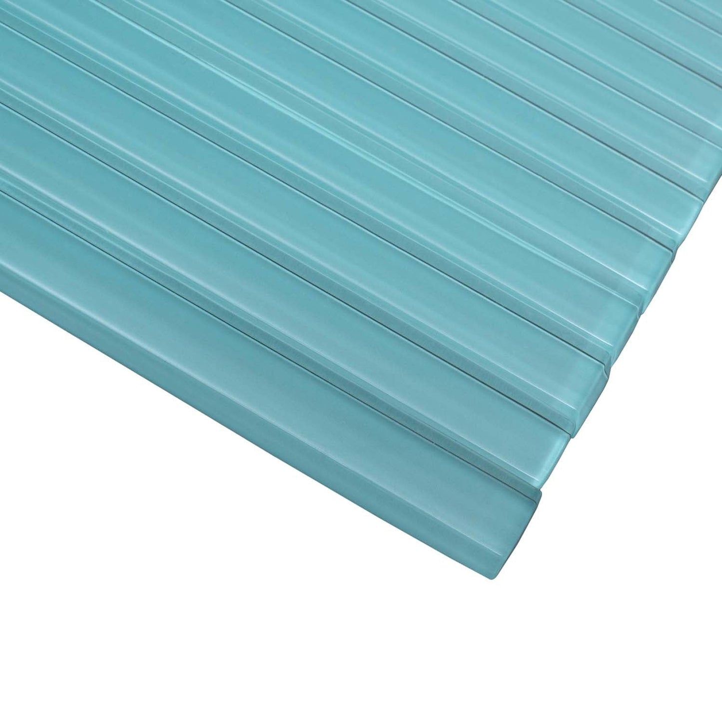 Sky Blue 0.5 x 12 Glossy Glass Pencil Trim