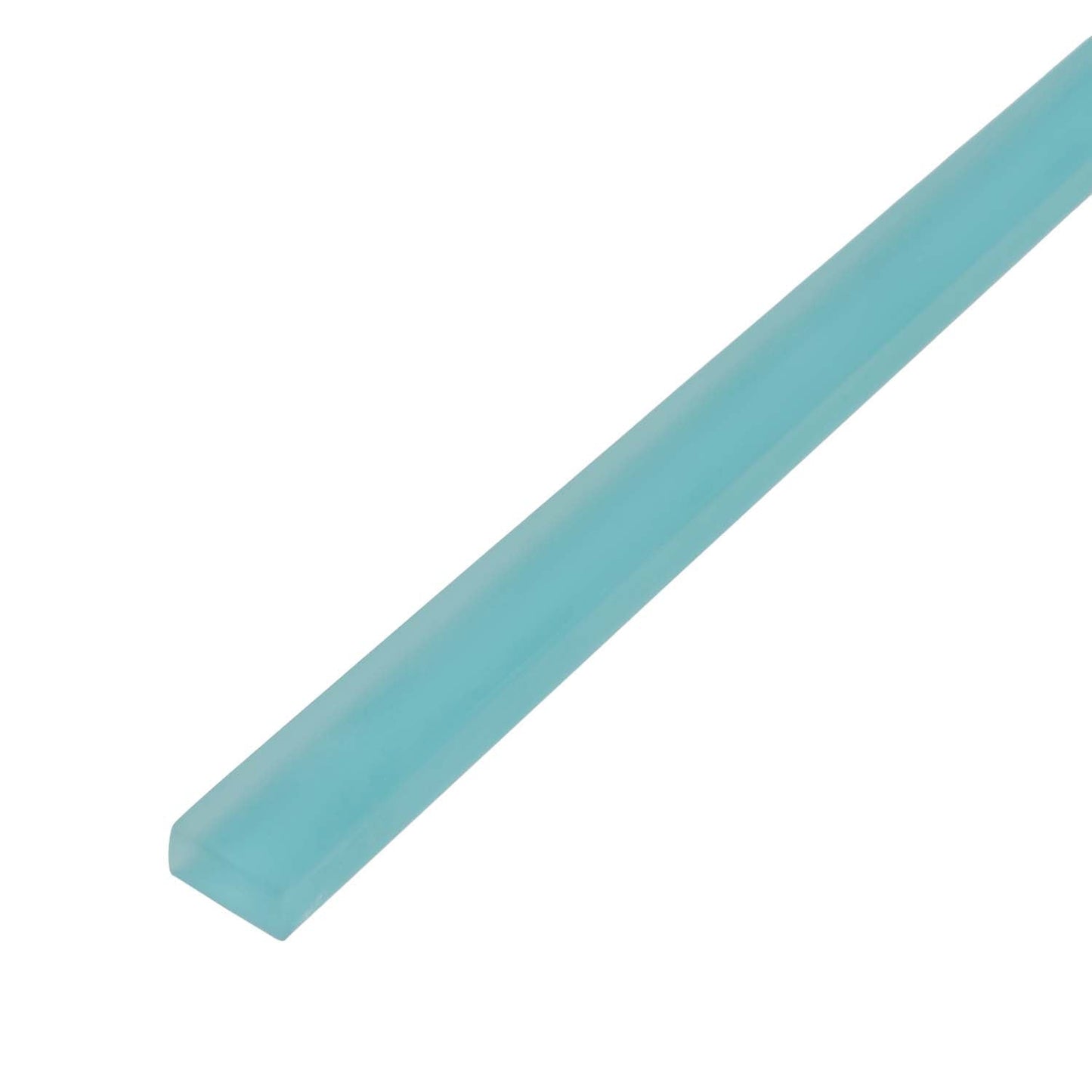 Sky Blue 0.5 x 12 Matte Glass Pencil Trim