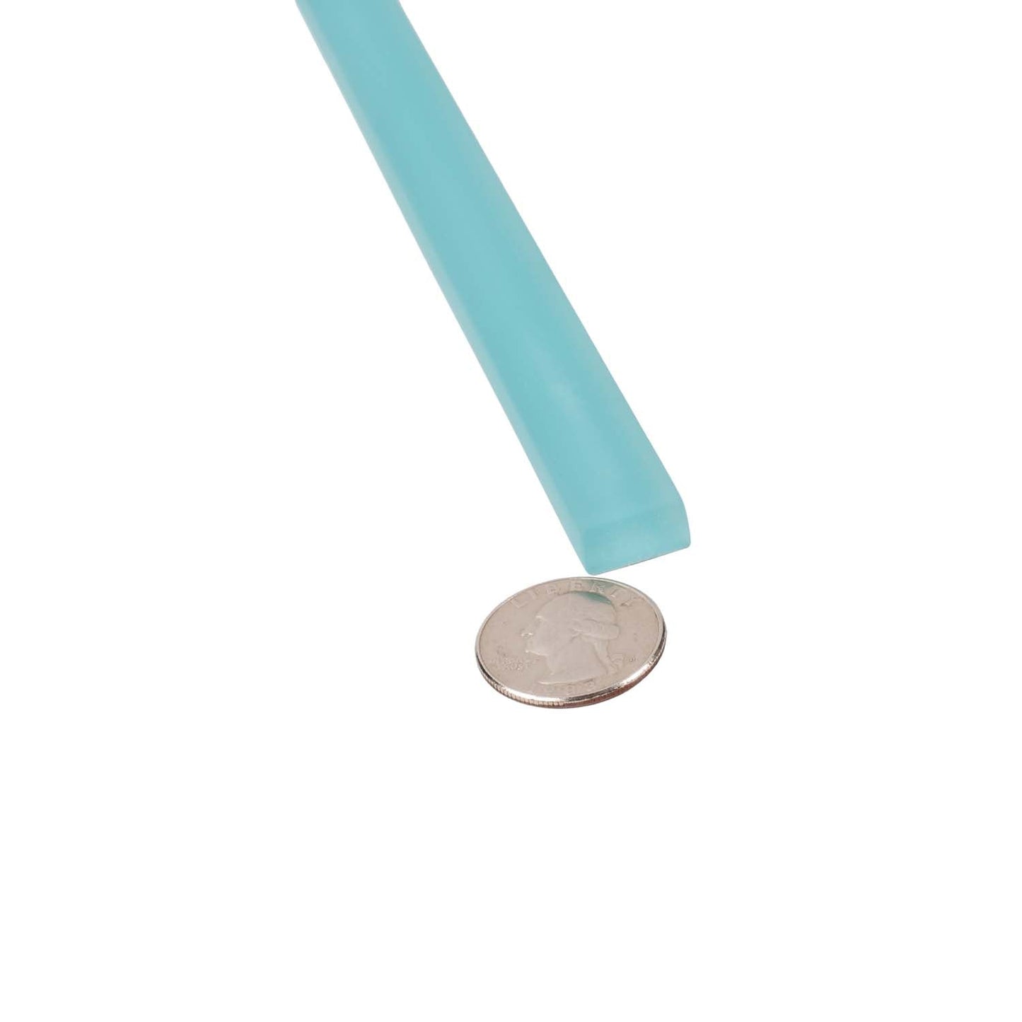 Sky Blue 0.5 x 12 Matte Glass Pencil Trim