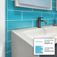 Sapphire Blue 4 x 16 Glossy Glass Subway Tile