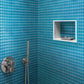 Sapphire Blue 12 x 12 Glossy Glass Mosaic Tile