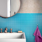 Sapphire Blue 12 x 12 Matte Glass Mosaic Tile