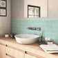 Blizzard Blue 3 x 6 Matte Glass Subway Tile