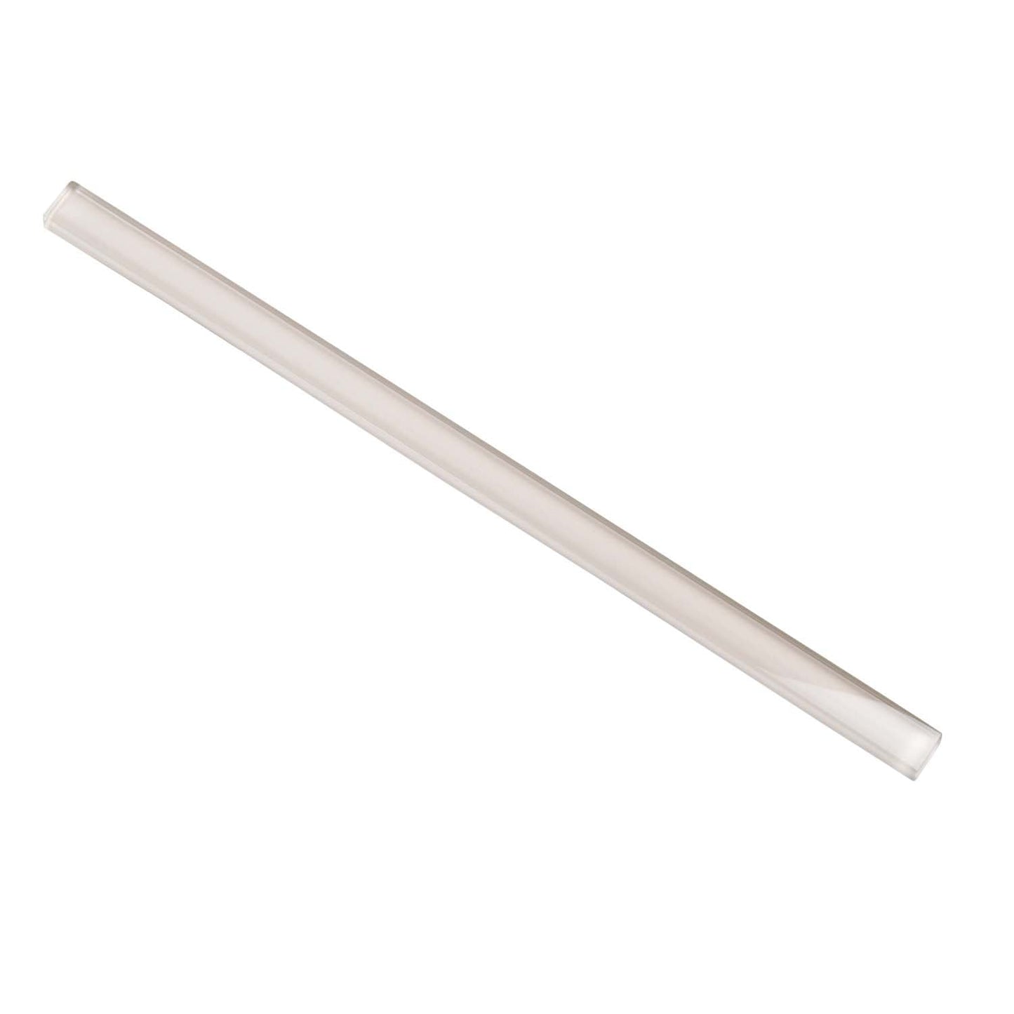 Light Gray 0.5 x 12 Glossy Glass Pencil Trim