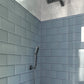 Gray 3 x 6 Glossy Glass Subway Tile