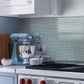 Stone Blue 12 x 12 Glossy Glass Mosaic Tile