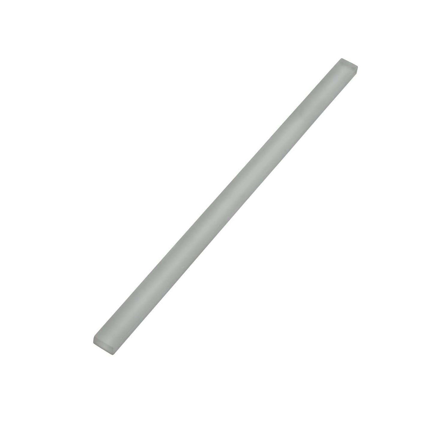 Fossil Gray 0.5 x 12 Matte Glass Pencil Trim