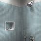 Stone Blue 12 x 12 Matte Glass Mosaic Tile