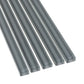 Dark Gray 0.5 x 12 Glossy Glass Pencil Trim