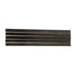 Ash Gray 0.5 x 12 Glossy Glass Pencil Trim