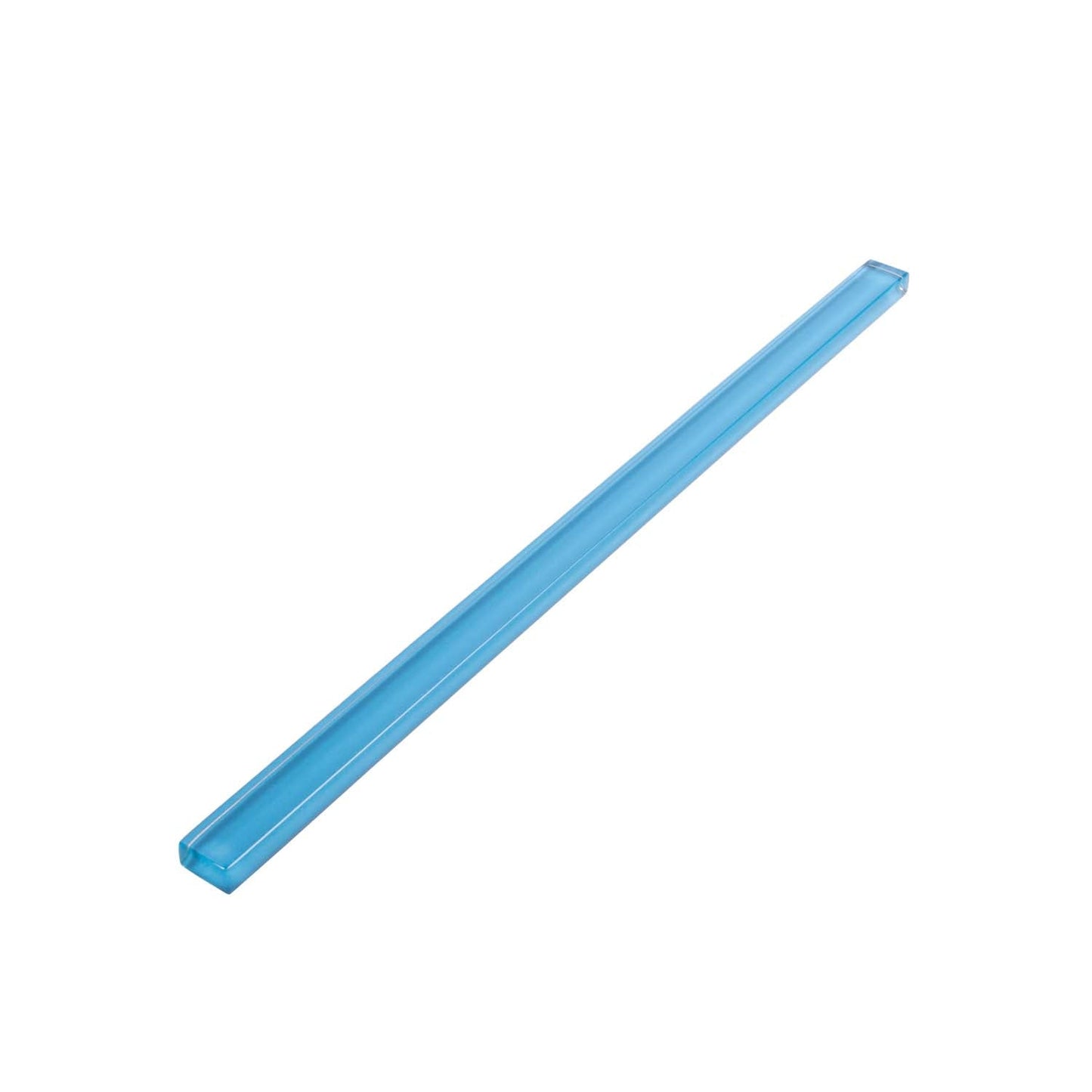 Cerulean Blue 0.5 x 12 Glossy Glass Pencil Trim