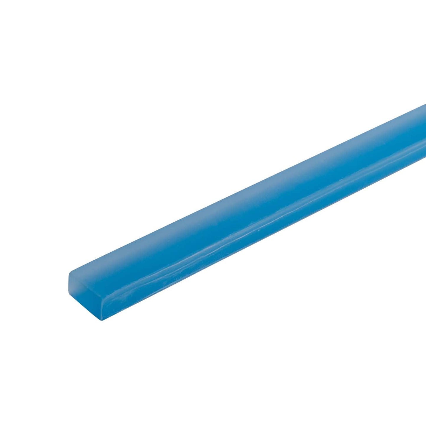 Cerulean Blue 0.5 x 12 Matte Glass Pencil Trim