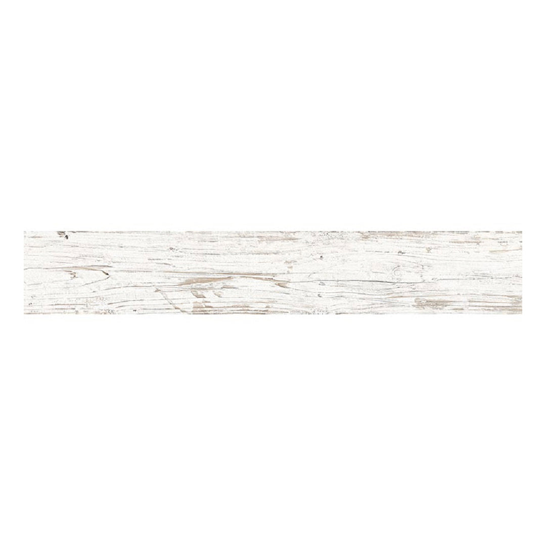 White 6 x 36 Matte Porcelain Large Tile