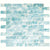 Aqua 12 x 12 Matte Glass Mosaic Tile