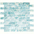 Aqua 12 x 12 Matte Glass Mosaic Tile