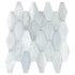 White 11 x 12 Matte Glass Mosaic Tile